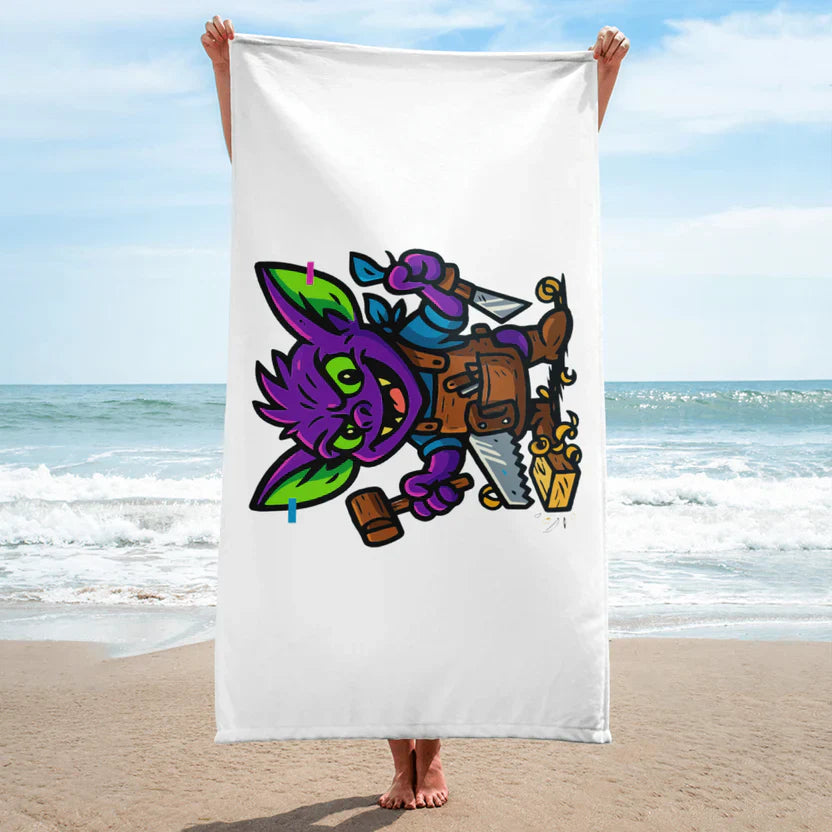 Cap, Water Bottle & Towel